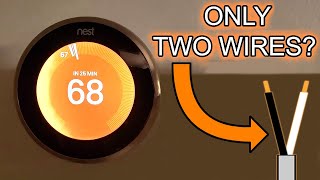 How to Install a Nest Thermostat with Only Two Wires [upl. by Ephraim]