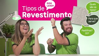 Tipos de revestimento entenda as diferenças [upl. by Noicpesnoc]