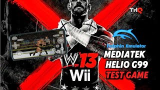 Test Game WWE 13 WII Dolphin Emulator Di Mediatek Helio G99 [upl. by Nnylekoorb843]