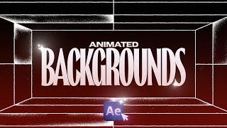 Top Animated Backgrounds After Effects Tutorial [upl. by Peedus]