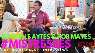 Rochelle Aytes amp Rob Mayes quotMistressesquot Set Visit Season 4 Exclusive Interviews Mistresses [upl. by Ettenajna]