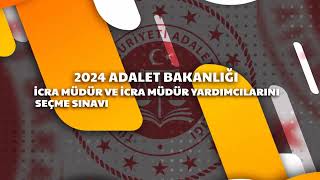 2024 İCRA MÜDÜRLÜĞÜ ve MÜDÜR YARDIMCILIĞI SINAVI Sınavı Bilgilendirme [upl. by Bernie]