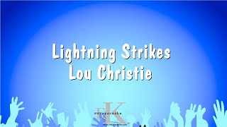 Lightning Strikes  Lou Christie Karaoke Version [upl. by Urana171]