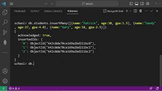 MongoDB How to insert documents [upl. by Golanka]