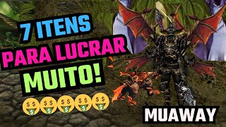 MuAway LUCRO CERTO  MELHORES ITENS PARA LUCRAR NO MUAWAY [upl. by Aitercul56]