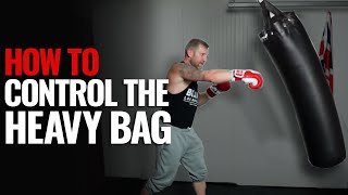 How to Hit the Heavy Bag Properly So It will not Swing [upl. by Asir]