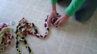 Braided Rag Rug Instructions [upl. by Adnolehs]