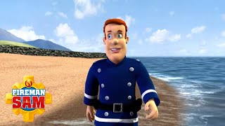 Sam at the Beach  Fireman Sam Official  Cartoons for Kids [upl. by Ielirol]