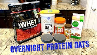 EASY OVERNIGHT PROTEIN OATS Quick n Healthy [upl. by Lechar688]