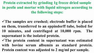 Protein Extraction for SDSPAGE Protocol [upl. by Enyawad]