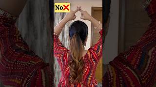 Stop doing like this❌✨ hair hairstyle shorts ytshorts trending subscribe hairtutorial [upl. by Haridan]