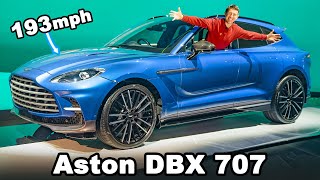 This new Aston Martin DBX 707 is the fastest SUV in the world [upl. by Amersham882]