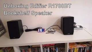 Unboxing Edifier R1700BT BookShelf Speaker [upl. by Cirdnek]