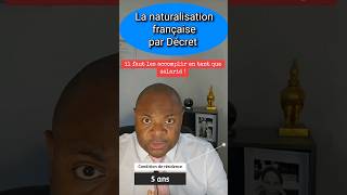 Naturalisation française par Décret [upl. by Lyssa385]