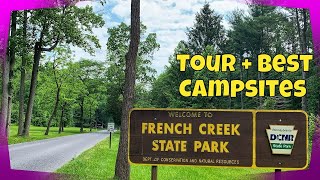 French Creek State Park  Tour and Best Campsites [upl. by Hepza763]