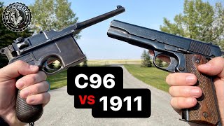 Mauser C96 “Broomhandle” vs “OG” 1911 US Army [upl. by Lrem]