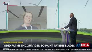 Wind farms encouraged to paint turbine blades [upl. by Soll850]