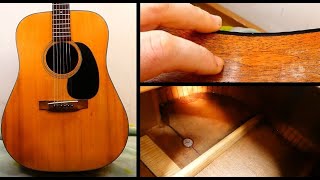 1961 Martin D18 a History of Repairs [upl. by Aimil276]