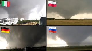 Destructive TORNADOES in EUROPE  Tornado Compilation [upl. by Htebsil]