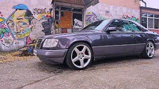 AMG 18quot 85J ET38 5 Spoke wheels on Mercedes W124 Coupe [upl. by Elletnohs537]