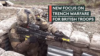 Why trench warfare is no longer a thing of the past for British Army [upl. by Acireit420]