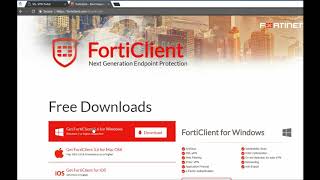 Fortigate SSL VPN client for end user [upl. by Pansir324]