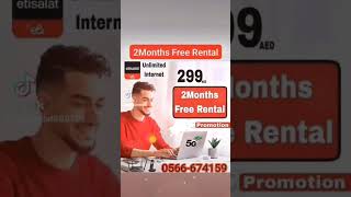 Etisalat home wifi connection in Dubai UAE Best internet service provider etisalat internet [upl. by Nahtanod]