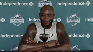 James Bradberry shares why he attempting a position switch to remain with the Eagles [upl. by Rifkin]