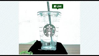 STARBUCKS  Tumbler Logo Cold Cup 2017  No 061 [upl. by Salita]