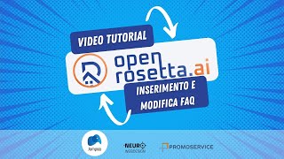 Video Tutorial inserimento FAQ OpenRosettaai [upl. by Rovaert240]