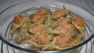 CARCIOFI RIPIENI GRATINATI AL FORNO  Ricetta facile e veloce [upl. by Hollington]