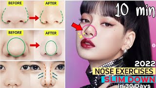 Top Exercises for Girls  Get Slim Down Your Nose in 21 Day  Home Fitness Challenge 2022 [upl. by Dnarud]