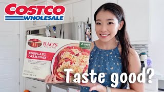 RAOS eggplant Parmesan review Costco frozen food taste testnew at costco deals [upl. by Onateyac]