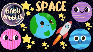 BABY SENSORY Cute SPACE ADVENTURE for Babies High Contrast Video babysensory highcontrast [upl. by Mayes]