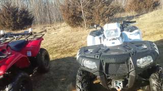 Polaris vs yamaha sportsman 850 vs kodiak 700 [upl. by Haisej]