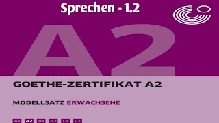 Goethe Zertifikat A2Sprechen 12GermanFLIHYD [upl. by Jayme80]