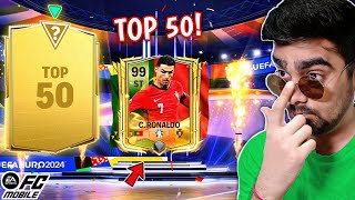 I GOT CRISTIANO RONALDO From TOP 50 PICKS In FC Mobile [upl. by Onailil]