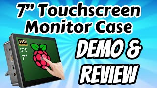 Raspberry Pi 7quot Touchscreen All In One Monitor Case  Setup Guide amp Review  RetroPie Guy [upl. by Maressa]