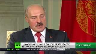 President Lukashenko gives interview RT 15 March 2013 St Petersburg [upl. by Grube]