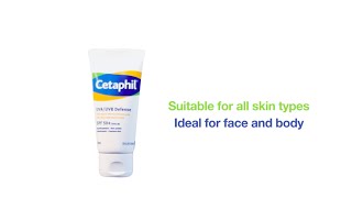 Cetaphil® UVAUVB Defense SPF 50  Cetaphil Singapore [upl. by Anbul222]