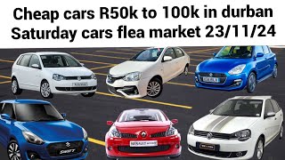 Affordable cars R50000 to R100k At durban cars flea market on 23112024 [upl. by Harbot877]