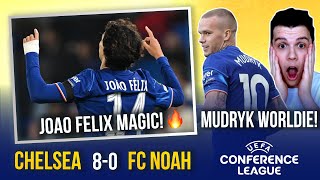 CHELSEA 80 NOAH  CONFERENCE LEAGUE IS TOO EASY  MUDRYK SCORES ABSOLUTE WORLDIE 🤯☄️ [upl. by Lrae]