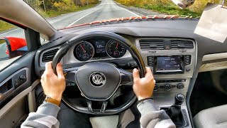 2014 Volkswagen Golf 14 TSI  POV TEST DRIVE [upl. by Salb742]