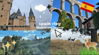 Spain vlog visiting Madrid and Sagovia ✈️✨☁️ [upl. by Christopher]