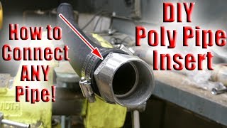 How to Connect Poly Pipe to ANYTHING using Barbed Fittings [upl. by Borg]