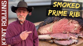 Smoked Prime Rib  How to Smoke a Standing Rib Roast [upl. by Acinorav234]