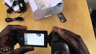 Samsung HMXQ10 SwitchGrip Compact Full HD Review [upl. by Malchus]