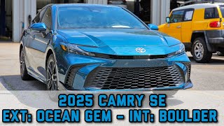 2025 Toyota Camry SE  Ocean Gem with Boulder Interior [upl. by Lole]