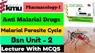 PharmacologyAntiMalarial Drugs PartIIMechanismSide and Adverse Effect [upl. by Accebor912]