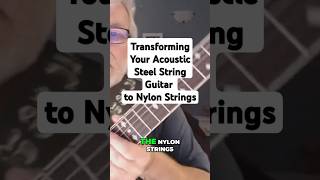 Transforming an Acoustic Steel String Guitar with Nylon Strings  What You Need to Know [upl. by Jaunita]